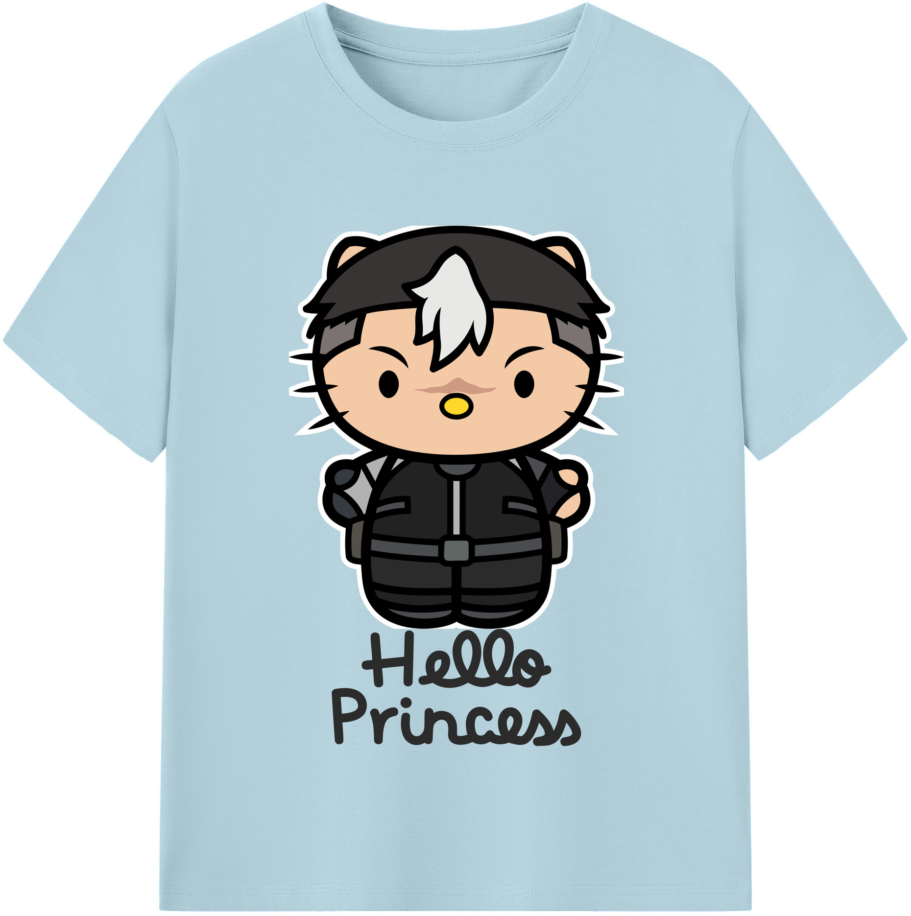（画像用） Hello Kitty ハローキティ 綿100％半袖Tシャツ（フロントプリント）